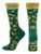 TCK UNC Charlotte 49ers Womens Savage Socks GreenGold Medium