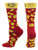 TCK Minnesota Duluth Bulldogs Womens Savage Socks MaroonGold Medium