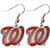 MLB Washington Nationals inchWinch Logo Dangler Earrings