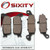 Sixity Front Rear Organic Brake Pads 2013-2015 for Suzuki C90 Boulevard B.O.S.S. Set Full Kit VL 1500 BOSS BL3 BL4 BL5 Complete