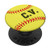 Softball Player Initial C V Letter Monogram Name C.V. Gift PopSockets Grip and Stand for Phones and Tablets