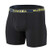 SUMABA Mens Underwear Boxers Briefs Bamboo Fiber Open Fly Stretch No Ride Up Black