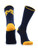 TCK Michigan Wolverines Socks Campus Legend Crew BlueMaize Large