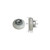 34inch Oval Edge Nylon B.B. Sliding Shower Door Roller Threaded Hex Hub - Package