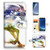 (for Samsung S7 Edge, Galaxy S7 Edge) Flip Wallet Case Cover & Screen Protector Bundle - A20275 Abstract Horse