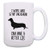 Dachshund Mug I Work Hard So My Dachshund Dog Mom Dog Dad Gifts Dog Lover Mug 15-oz Mug Cup White