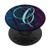 C Teal Rectangle Polygon Geometric Initial Monogram Letter PopSockets Grip and Stand for Phones and Tablets