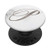 Gray Watercolor Monogram Initial Letter P PopSockets Grip and Stand for Phones and Tablets