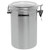 HUBERT Stainless Steel Canister Round 54 Oz - 5inchDia x 6 12inchH