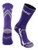 TCK James Madison Dukes Champion Crew Socks PurpleGold Large
