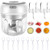 Mini Electric Onion Chopper Mini Food Chopper Vegetable Food Chopper Garlic Nut Small Blender Mincer Press Food Processor Chopper for Veggie Garlic Salsa Onion Spice Pepperwhite250ml