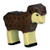 Holztiger Lamb Toy Figure Black