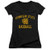 Kennesaw State University Official Baseball Juniors Sheer Fitted V-Neck T Shirt Black Large