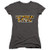Kennesaw State University Official Camo Juniors Sheer Fitted V-Neck T Shirt Charcoal Large