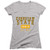Kennesaw State University Official Est. 1963 Juniors Sheer Fitted V-Neck T Shirt Athletic Heather Medium