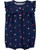 Carters Baby Girls Printed Chambray Romper 6 Months NavyDinosaur