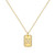 IEFWELL Gold Initial Necklace for Girls Women 14K Gold Plated Letter N Necklaces for Women Girls Dainty Gold Letter Necklace Girl Jewelry