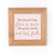 P. Graham Dunn Pray Work Have Faith Pink Linen 5 x 5 Pine Wood Decorative Fawn Framed Art Sign