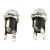 E-outstanding 5PCS DC-025M DC Power Socket Connector 3 Pins Female Panel Mounting Power Jack 5.5 x 2.1mm