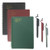 Spiral Hardcover Notebook 3-Pack A5 LinedCollege Ruled Spiral Bound Subject Notebooks AOU Wirebound Journal For Work School 80 Sheets160 Pages 5.8inch X 8.3inch BlackRedGreen