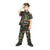 Childrens Camouflage Soldier Costume Army Military Uniform - SWood-M
