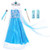 guest dream Princess Dress Up Costume Snow Queen Party Birthday Dress Up for Girls guest dream Princess Dress Up Costume Snow Queen Party Birthday Dress Up for Girls