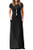 Euovmy Womens Short Sleeve Loose Plain Maxi Dresses Casual Long Dresses with Pockets Black Small