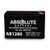 12V 8AH AB1280 F1 SLA Battery Replacement for Streamlight E-Flood Litebox HL