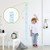 DECOWALL DWL-2018 Height Chart Wall Stickers Wall Decals Peel and Stick Removable Wall Stickers for Kids Nursery Bedroom Living Room