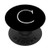 C Initial Name Monogram White Capital Letter PopSockets Grip and Stand for Phones and Tablets