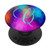 C Teal Triangles Polygon Geometric Initial Monogram Letter PopSockets Grip and Stand for Phones and Tablets