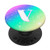 Rainbow Galaxy Letter V Initial PopSockets PopGrip Swappable Grip for Phones  and  Tablets