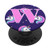 Purple Unicorn Pattern Letter W Initial Monogram PopSockets PopGrip Swappable Grip for Phones  and  Tablets