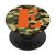 Camo Monogram E Initial Name Monogrammed Camouflage PopSockets Grip and Stand for Phones and Tablets