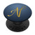 Golden Letter N On Navy Blue PopSockets PopGrip Swappable Grip for Phones  and  Tablets