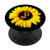 Cute Yellow Sunflower Flower Monogram with Letter P PopSockets PopGrip Swappable Grip for Phones  and  Tablets