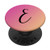 Letter E Pink Orange Pastel Sunset Ombre Gradient Initial E PopSockets Grip and Stand for Phones and Tablets