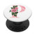 Rose Blush Floral Monogram Pink Letter P Watercolor Flower PopSockets PopGrip Swappable Grip for Phones  and  Tablets