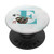 Cute Sloth Teal Color Monogram Initial E PopSockets PopGrip Swappable Grip for Phones  and  Tablets
