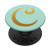 Golden Initial Letter C On Mint Green PopSockets PopGrip Swappable Grip for Phones  and  Tablets