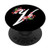 Letter V Floral Initial Monogram PopSockets Grip and Stand for Phones and Tablets