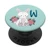 Cute Bunny Lover - Rabbit with Flowers - Monogram Letter W PopSockets Grip and Stand for Phones and Tablets