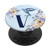 Blue Hummingbird Bird Lover Flowers Feeder Women Letter V PopSockets Grip and Stand for Phones and Tablets