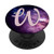 Letter W Gift Galaxy Space Monogram Initial W PopSockets Grip and Stand for Phones and Tablets
