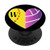 Softball Volleyball Heart Girl Gift Pink Purple Letter W PopSockets PopGrip Swappable Grip for Phones  and  Tablets