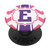 Chevron Monogrammed E Letter Initial Name Monogram PopSockets Grip and Stand for Phones and Tablets