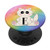 Caticorn Kittycorn Kitty Cat Unicorn Lover Rainbow Letter E PopSockets Grip and Stand for Phones and Tablets
