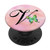 Initial inchVinch Letter Monogram with Butterfly PopSockets PopGrip Swappable Grip for Phones  and  Tablets