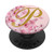 INITIAL LETTER MONOGRAM P on SAKURA CHERRY BLOSSOM FLOWER PopSockets PopGrip Swappable Grip for Phones  and  Tablets
