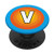 Sun Design with Letter V PopSockets PopGrip Swappable Grip for Phones  and  Tablets